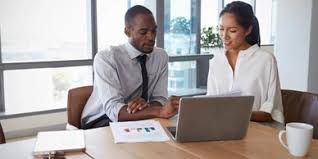 African business team collaborating on HR strategy